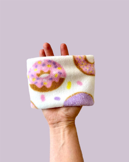 Handmade Doughnut Polar Fleece Dog Snood – Personalised Option