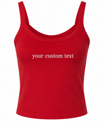 Custom Embroidered Tank Top by Franklin & Stitch