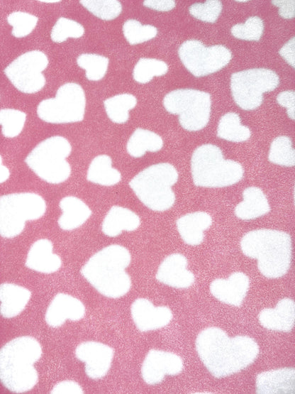 Handmade Heart Polar Fleece Dog Snood – Personalised Option