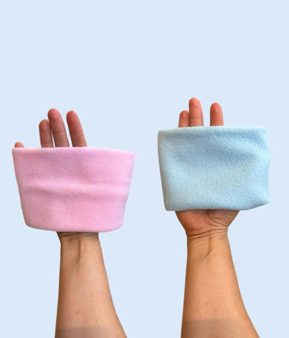 Handmade Pastel Polar Fleece Dog Snood – Personalised Option