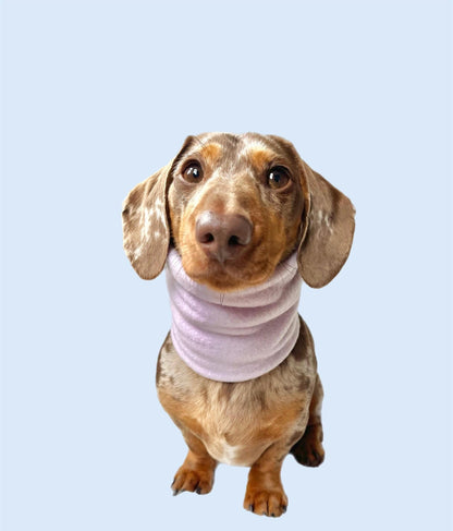 Handmade Pastel Polar Fleece Dog Snood – Personalised Option