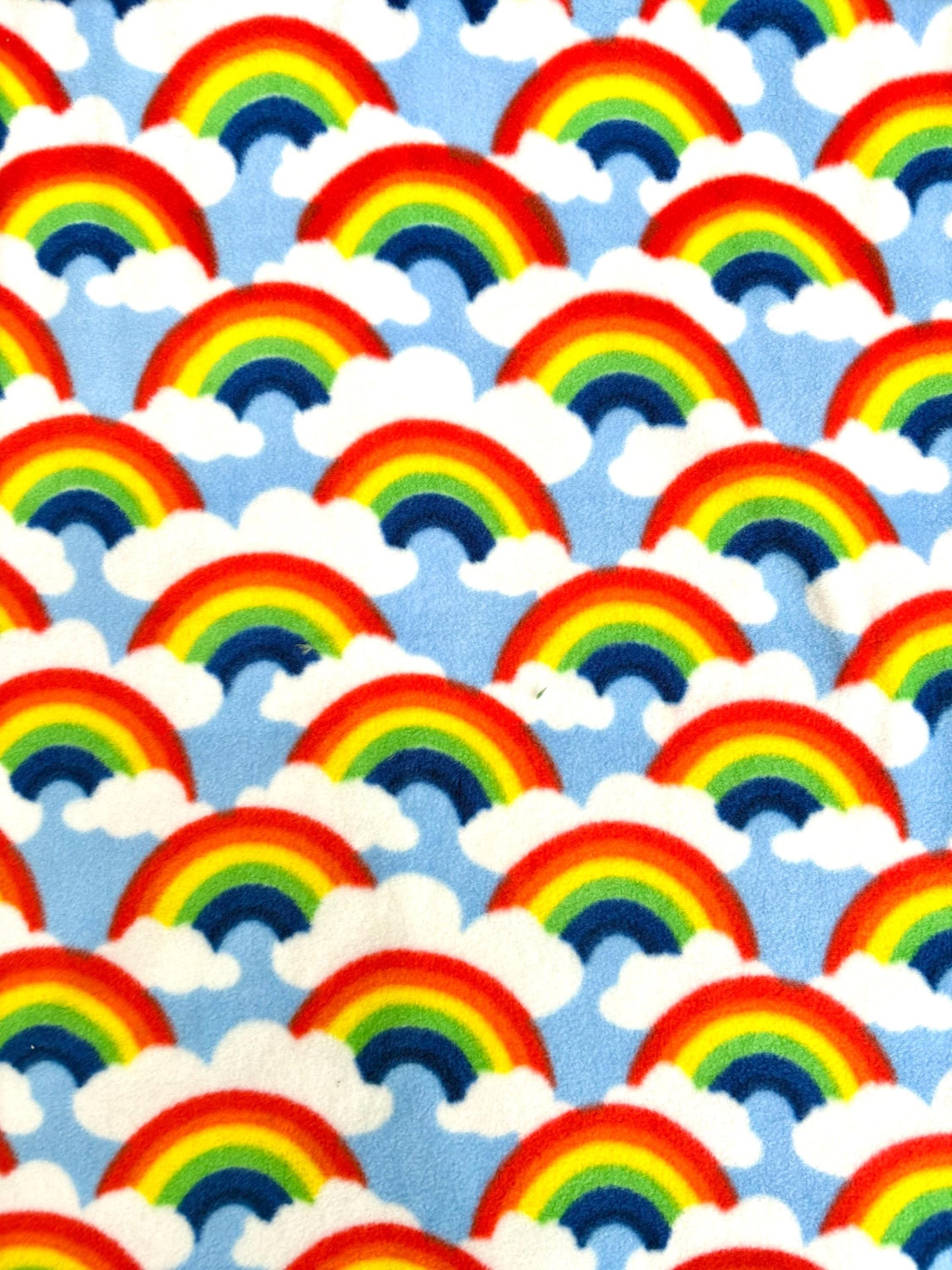 Handmade Rainbow Polar Fleece Dog Snood – Personalised Option