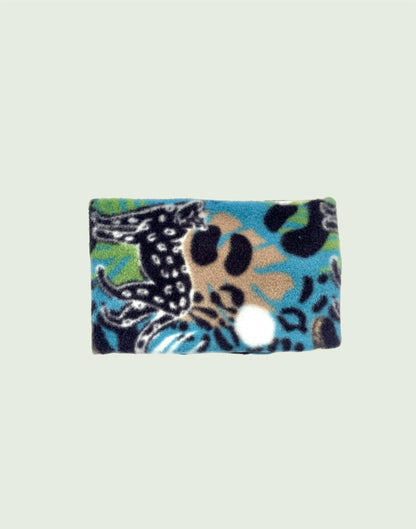 Handmade Jungle Polar Fleece Dog Snood – Personalised Option