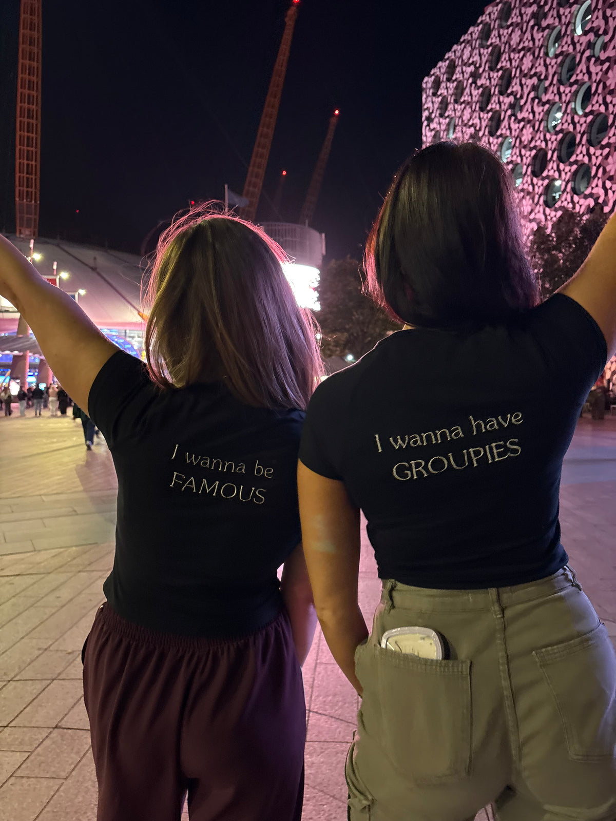 When I Grow Up Embroidered Baby Tee | Custom Back Wording