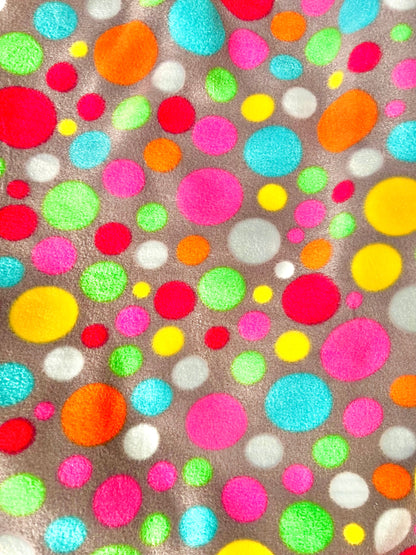 Handmade Polka Dot Polar Fleece Dog Snood – Personalised Option
