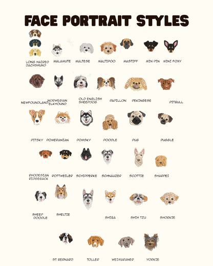 Dog Breed Embroidered Cap