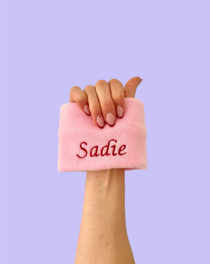 Handmade Single Colour Polar Fleece Dog Snood – Personalised Option