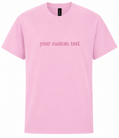 Custom Embroidered T-Shirt by Franklin & Stitch