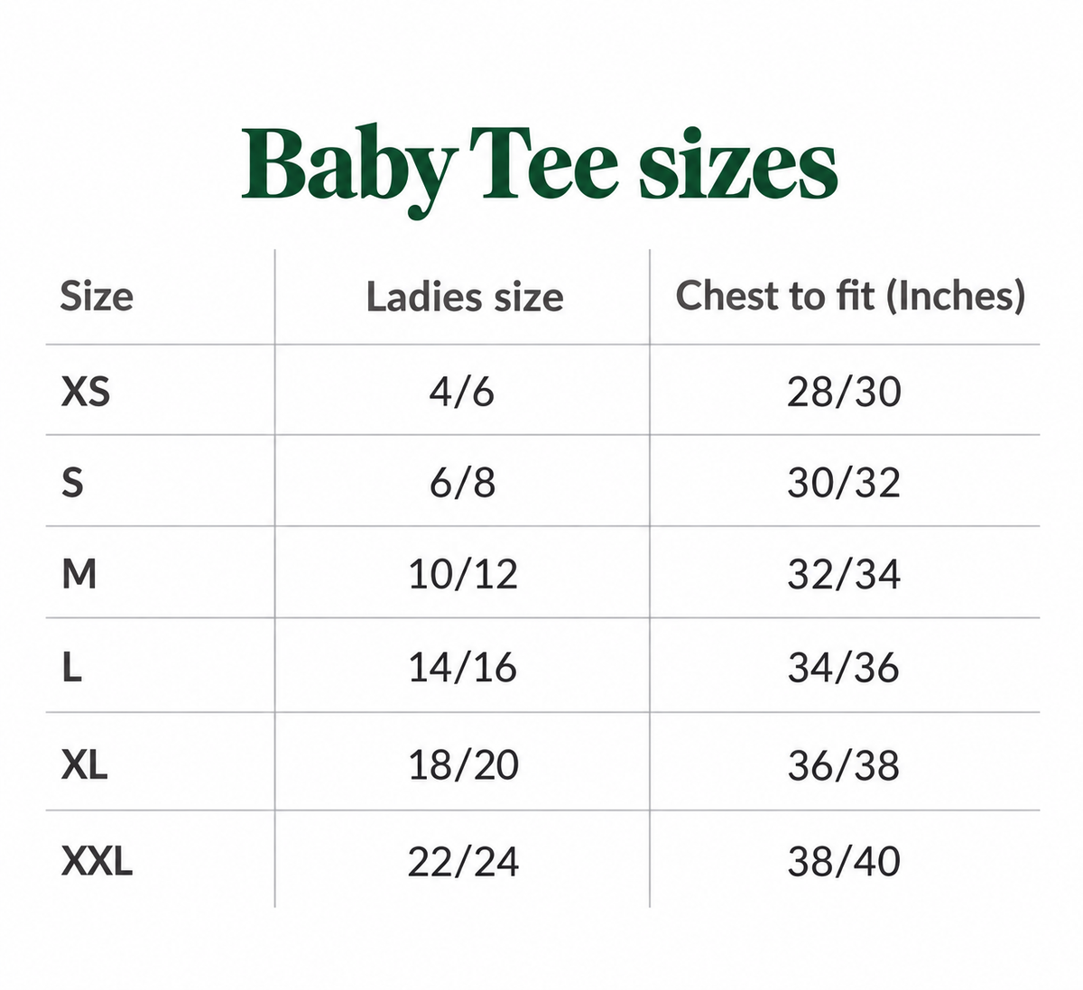 When I Grow Up Embroidered Baby Tee | Custom Back Wording