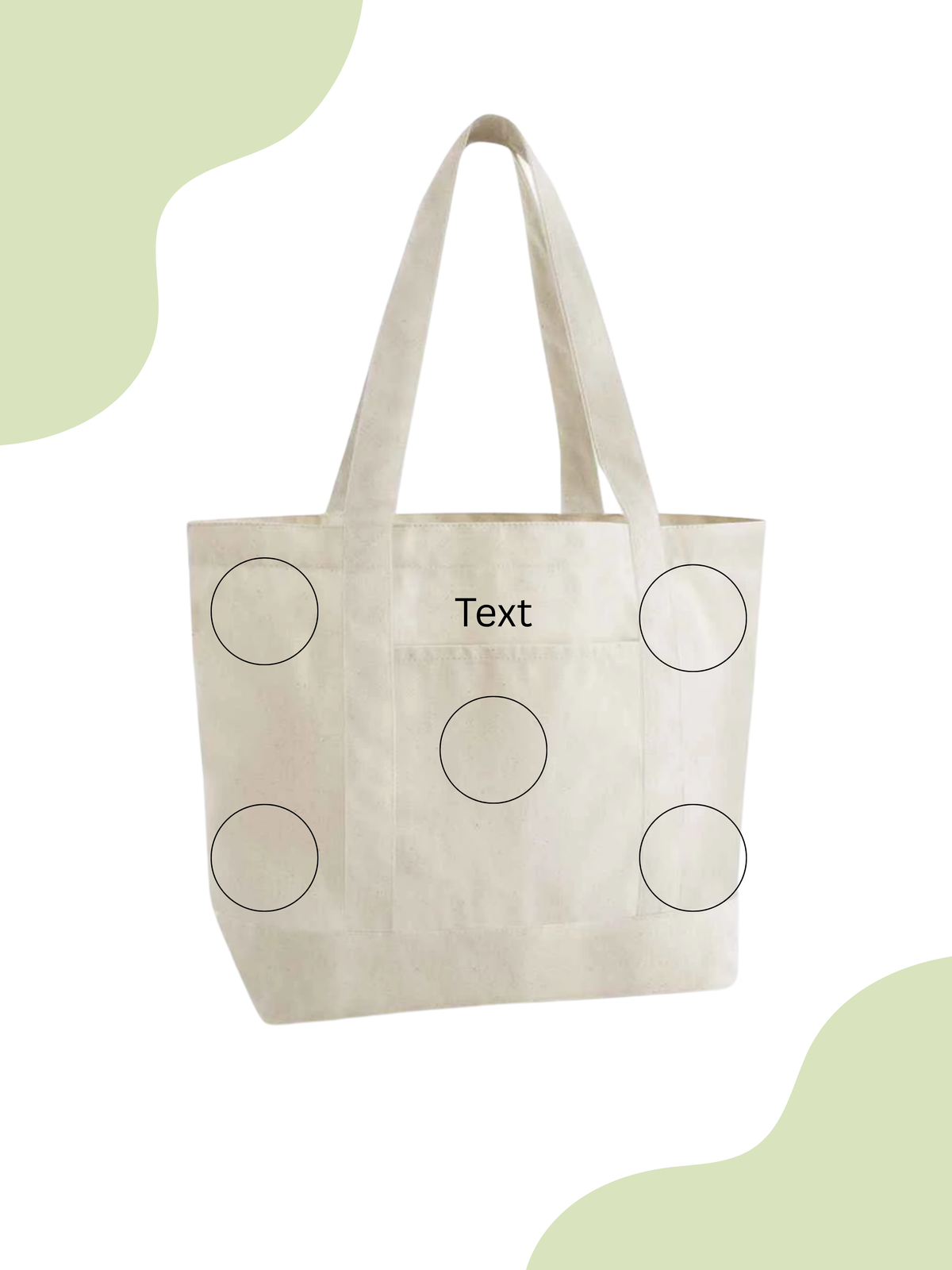 Custom Embroidered Canvas Dog Breed Bag