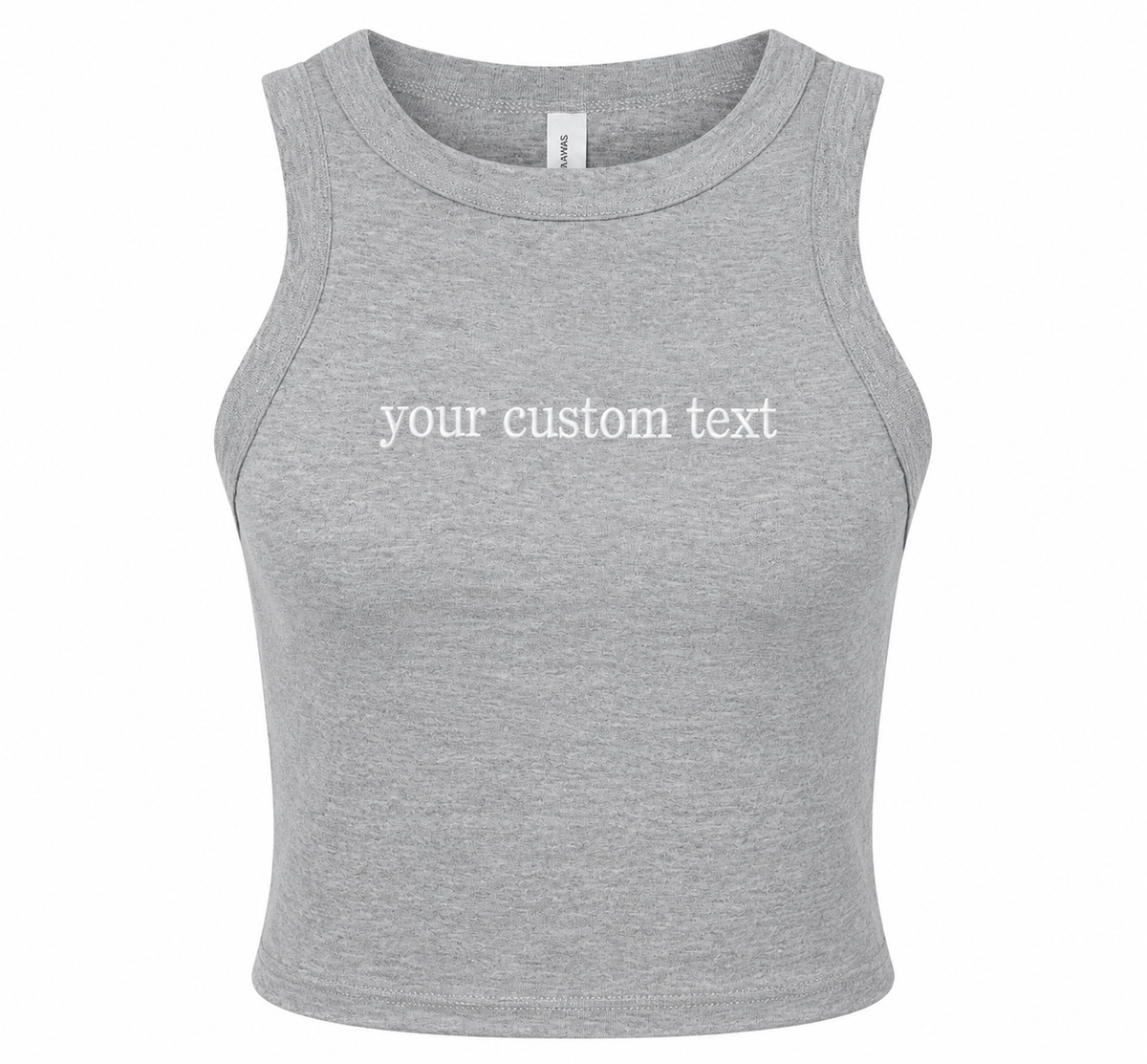 Custom Embroidered Racer Top by Franklin & Stitch