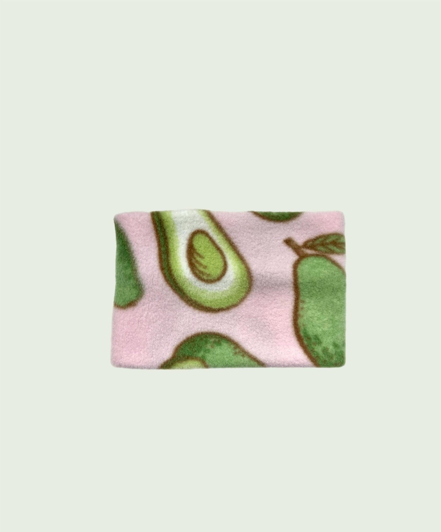 Handmade Avocado and Pears Polar Fleece Dog Snood – Personalised Option