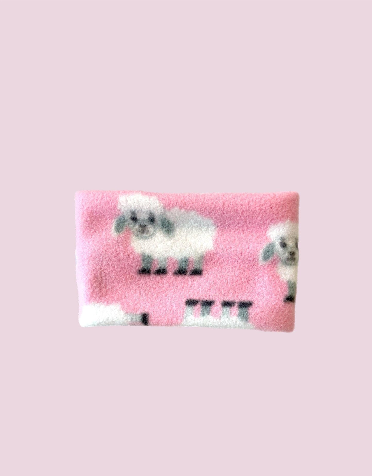 Handmade Sheep Polar Fleece Dog Snood – Personalised Option
