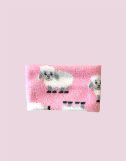Handmade Sheep Polar Fleece Dog Snood – Personalised Option