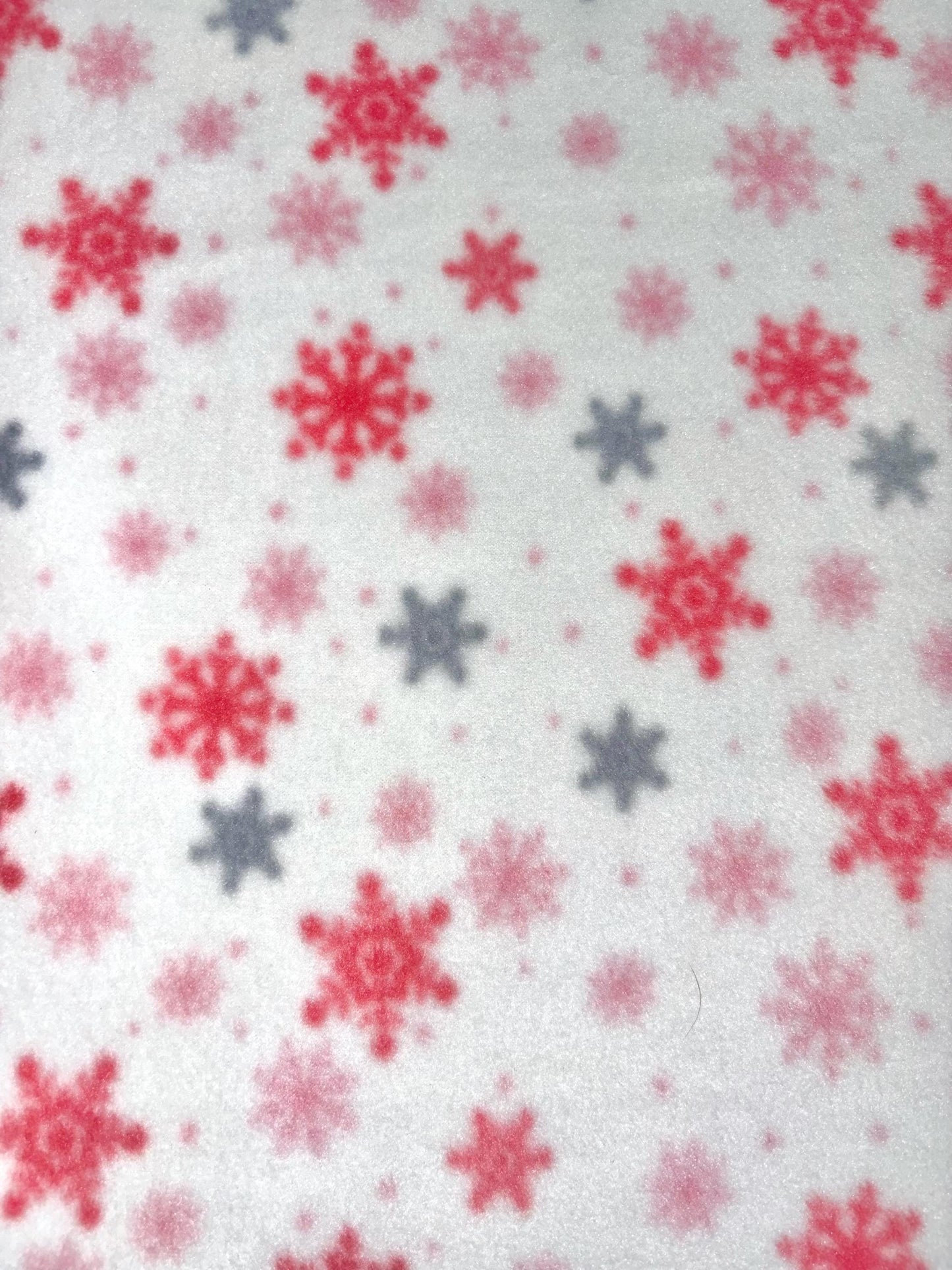 Handmade Snowflake Polar Fleece Dog Snood – Personalised Option