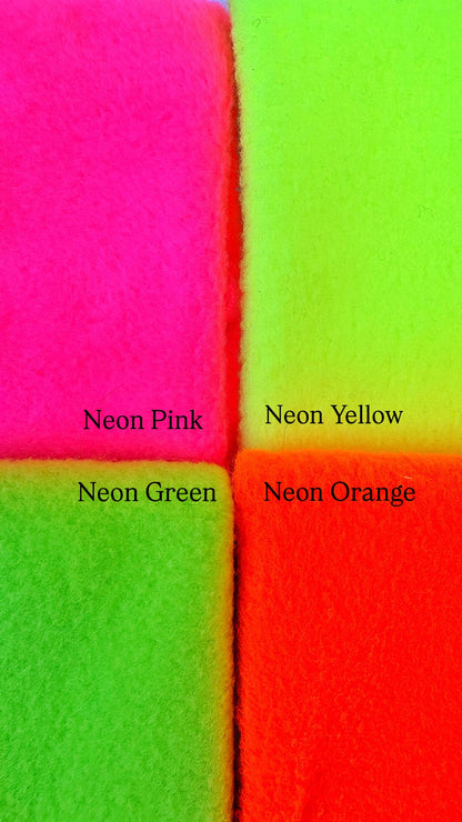 Handmade Neon Polar Fleece Dog Snood – Personalised Option