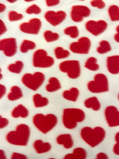 Handmade Heart Polar Fleece Dog Snood – Personalised Option